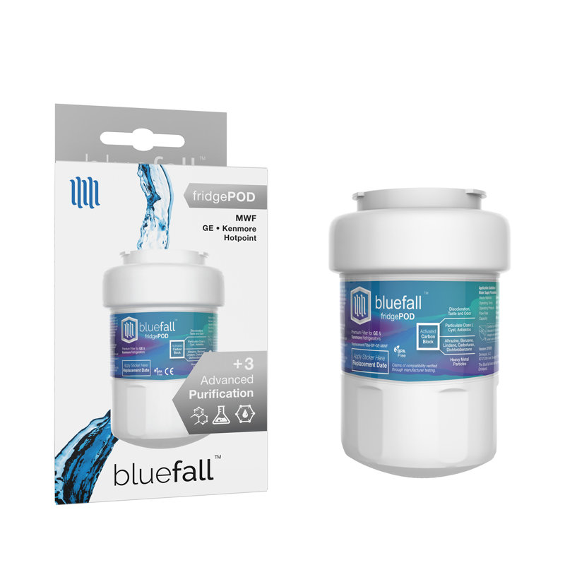 Filtre de remplacement de réfrigérateur compatible bluefall ge mwf smartwater