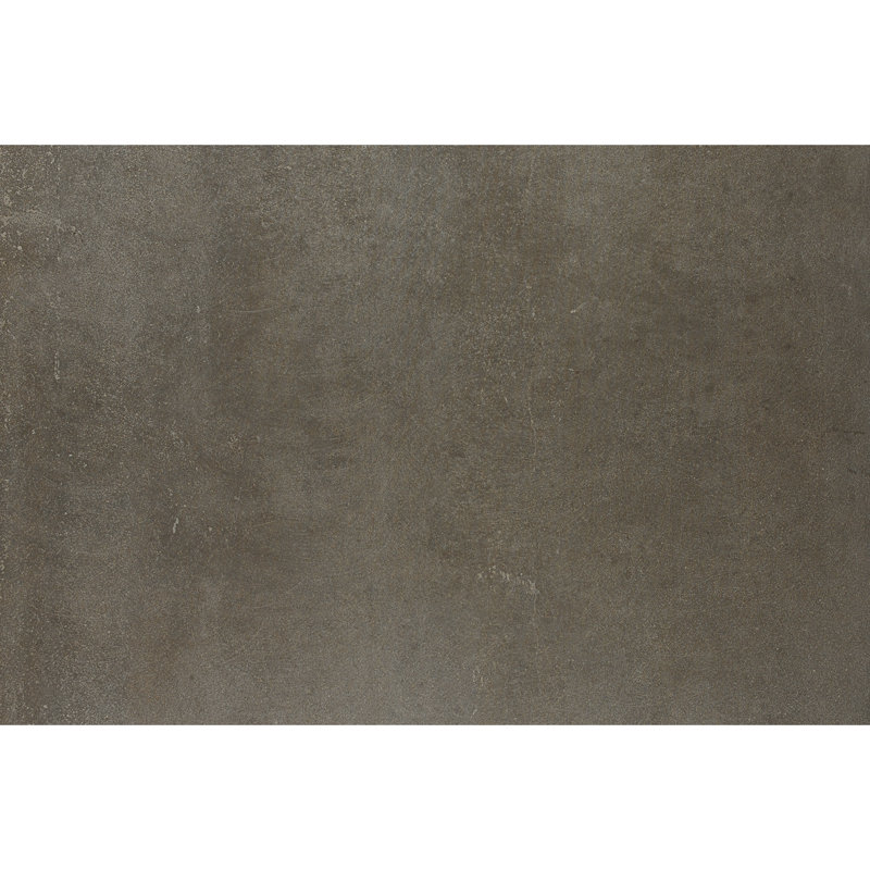 High Street Semi-Polished 24'' W x 36'' L Porcelain Concrete Look Singular Tile, Steel