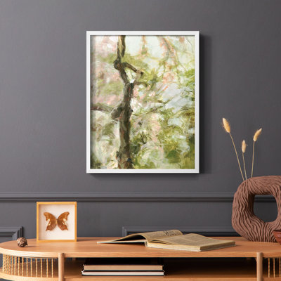 Spring Diptych II Framed Print - Solid Wood