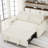 Isel 57'' Sofa Bed Sleeper Loveseat with USB Port and Two Pillows-1944927199