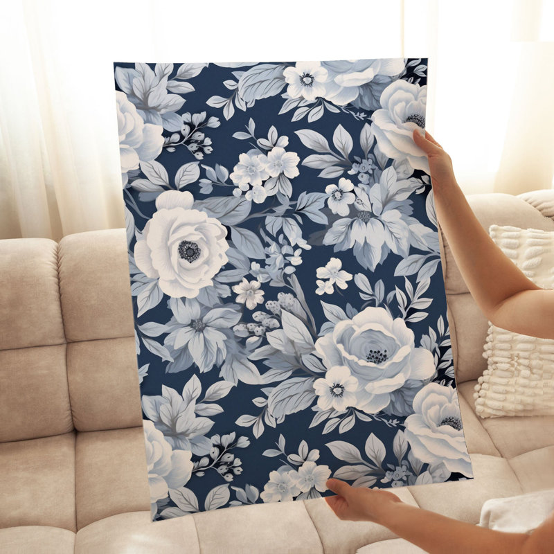 Floral Floral Elegance Flowers, impression de chalet sans cadre, H 16 po x l 12 po