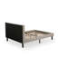 Ensemble de lit plateforme grand 3 pièces avec 1 lit plateforme et 2 tables de bout - Fabrication fiable et robuste - Tissu en lin beige brume-950632065-950632070