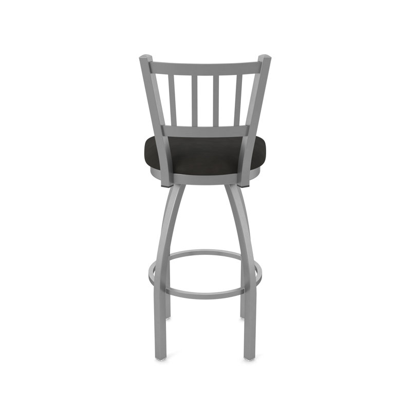 Tabouret pivotant 810 Contessa, Vinyle - espresso Canter, Acier inoxydable, Très grand (siège d'une hauteur de 36 po)