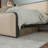 Modern Metal Bed Frame With Upholstered Headboard And Footboard-1089144930-1089144952-1075656146
