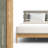 Lamberson Natural Oak Solid Wood Platform Queen Bed Frame With Light Grey Fabric Headboard, 1200lbs Capacity, 15 Year Warranty, Easy To Assembly & Clean-929850679