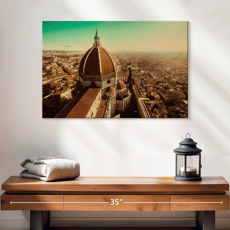 Nicci sépia, cathédrale de Florence, H 16 po x l 24 po