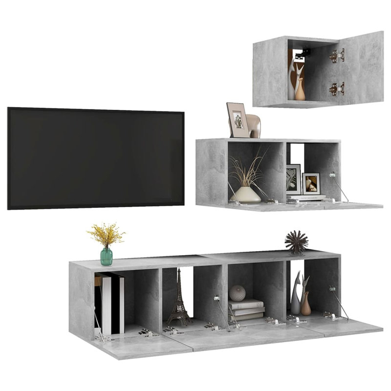 Goichi Unfinished Floating Entertainment Centre for TVs up to 88"