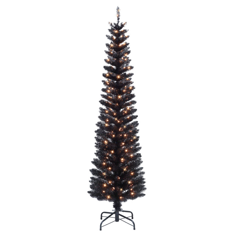 Glenette 6' Lighted Pine Christmas Tree