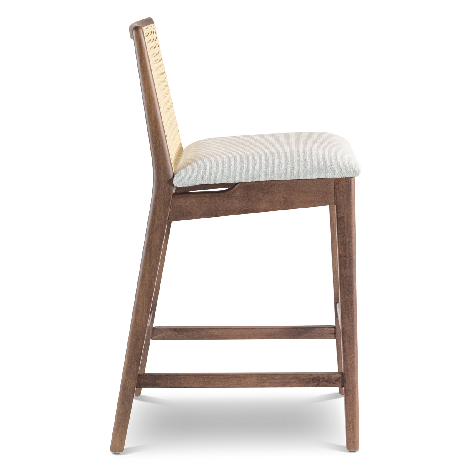 Mag Bar Stool, Counter Stool (25.5" Seat Height), Light Gray/Nogal/Natural