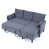 Polyester gris foncé