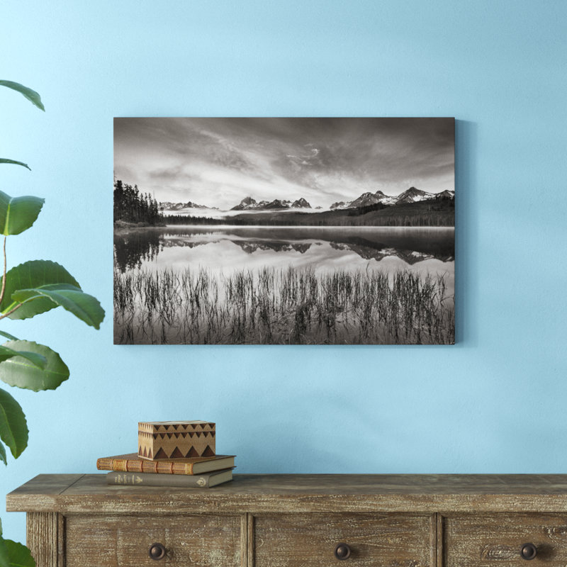 Reproduction de photo sur toile « Little Redfish Lakeshore » par Alan Majchrowicz-sans cadre, H 24 po x l 36 po