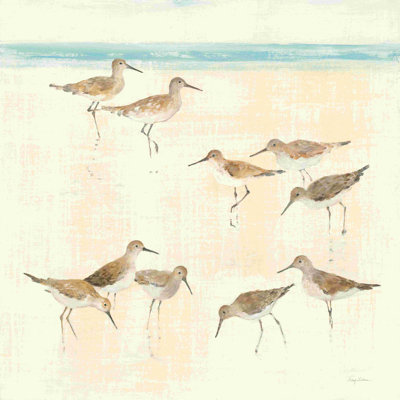 «Sandpipers» par Avery Tillmon - reproduction sur toile tendue