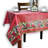 Jossalin Rectangle Floral Christmas Cotton Tablecloth-1850994417