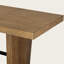 Ensemble de table de salle à manger extensible 6 pièces avec sièges rembourrés-1642906429