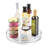 iDesign Recycled Plastic Lazy Susan Turntable Organizer, Pantry, Bathroom, General Storage and More, The Linus Collection - Clear-1587133287
