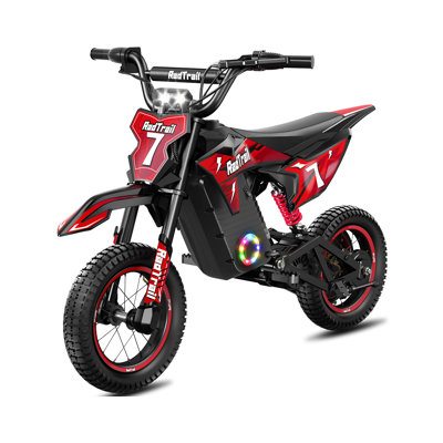 DEARAUTO 36V Electric Dirt Bike for Kids, Peak 700W Kids Electric Dirt Bike, 3 Speed Modes, Max 15.5 MPH, 13.7 Miles Long Range, 3 Headlight Modes, Gift for Boys Girls Aged 4-10Y