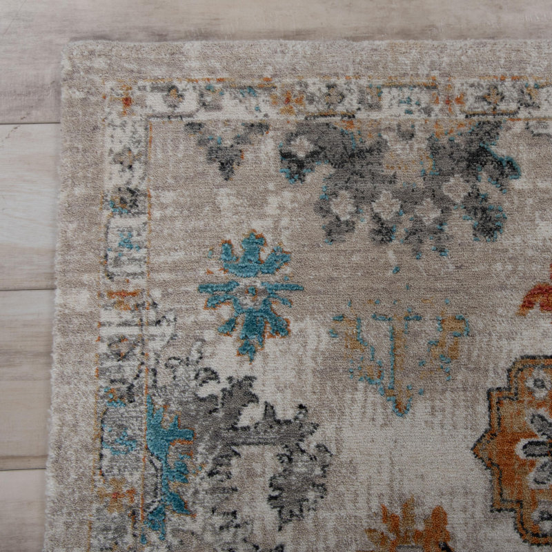 Tapis en laine tissé à la main / hybride, Tapis de couloir 2 pi 6 po x 10 pi