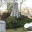 Grand parasol d'extérieur double face 14,8 pi avec manivelle (sans base)-125299967