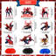 9 pièces Spiderman Honeycomb Centres pour Anniversaire, Centres Spiderman