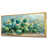 Toile avec cadre flottant or