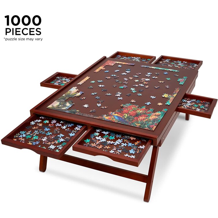 Bits and Pieces Jumbo Wooden 1500 Piece Jigsaw Puzzle Tabletop