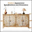 60-Inch Wood Accent Cabinet with 4 Doors, Spacious Storage, and Elegant Antique White and Brown Finish for Modern Home Decor