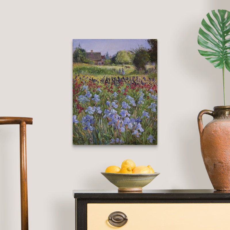 «Entrance to Burgate Green» par Timothy Easton - reproduction d'art sur toile, H 20 po x l 16 po x P 1,25 po, Toile tendue
