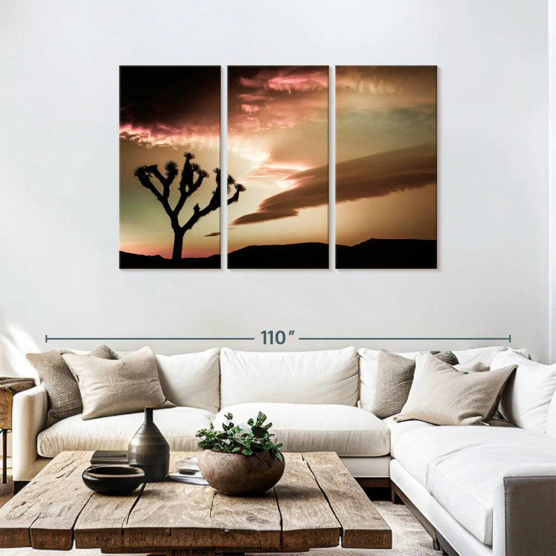 Harnek Desert Cloudscape, 48" H x 74" W