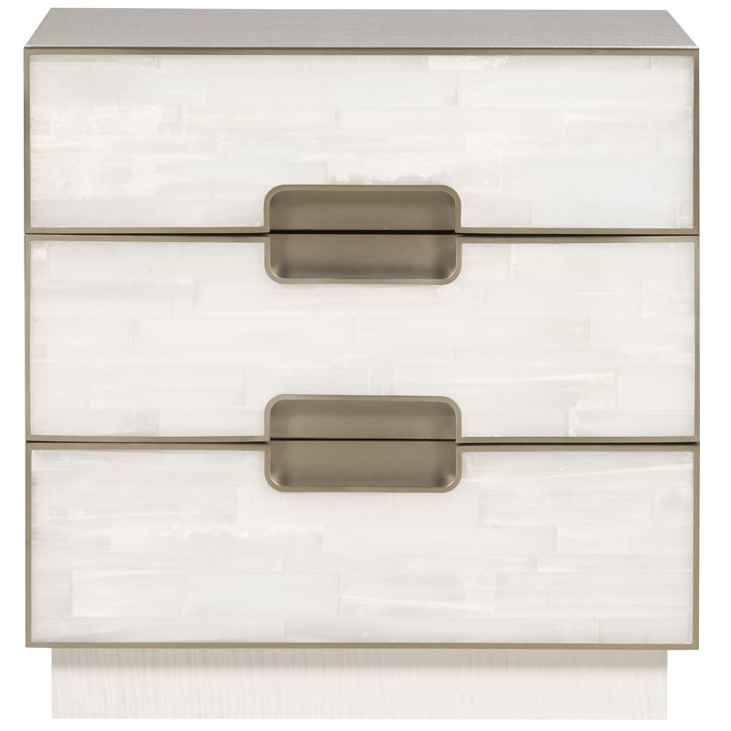 Splendor 3 - Drawer Nightstand, Sea Salt