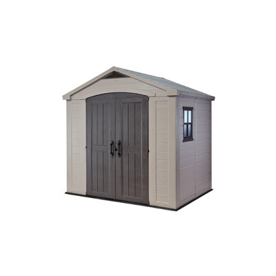 Keter Factor Shed 8x6ft - Brown