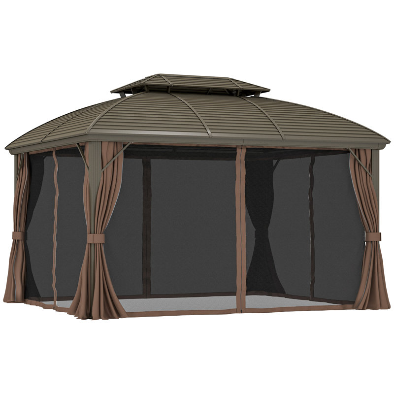30.5 Ft. W x 25 Ft. D Aluminium Hardtop Gazebo