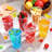 100 Pcs 18oz Clear Plastic Cups