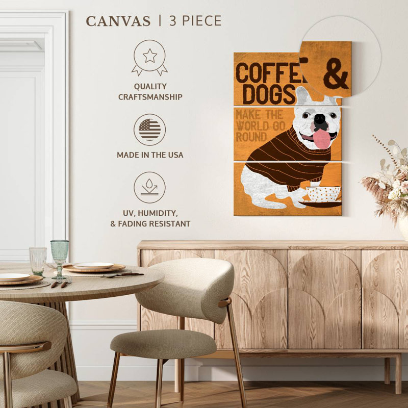 Bouledogue français Ketti Coffee and Dogs, H 45 po x l 28 po