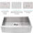33'' L Farmhouse / Apron Single Bowl Stainless Steel Kitchen Sink
