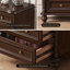 Armoire d'appoint en noyer massif