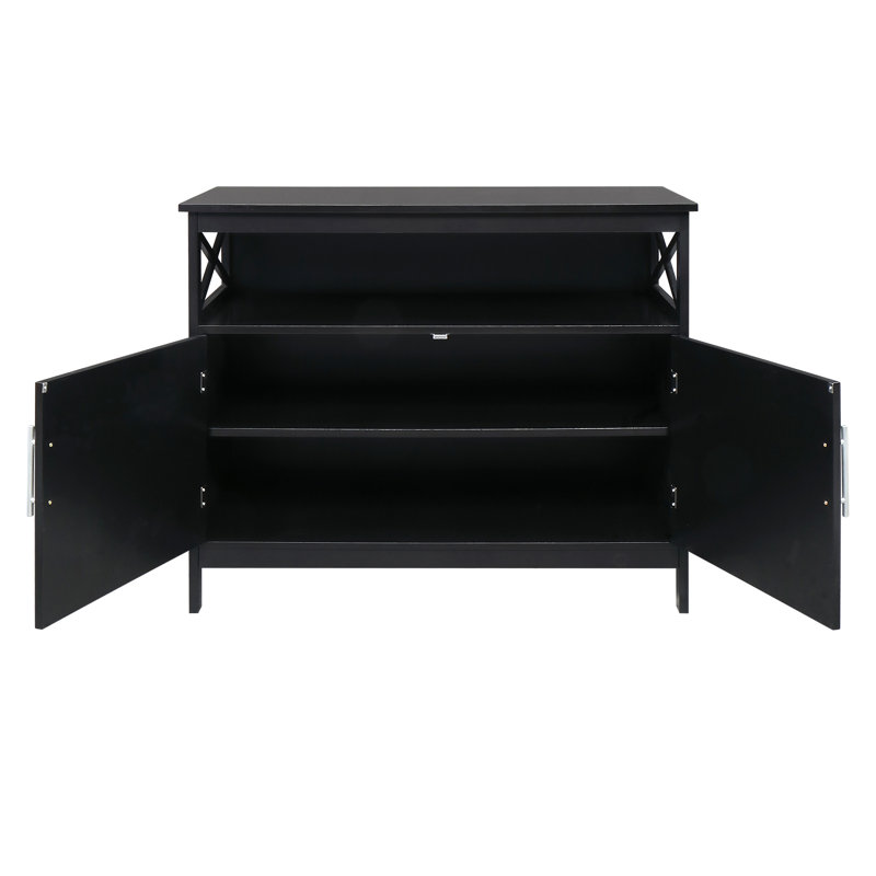 39.4'' Sideboard, Black