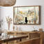 «Cozy Window View with Cat, Book and Countryside Landscape», art mural encadré-1113085492-1113085494