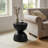 Solid Pine Wood End Table-1605523563