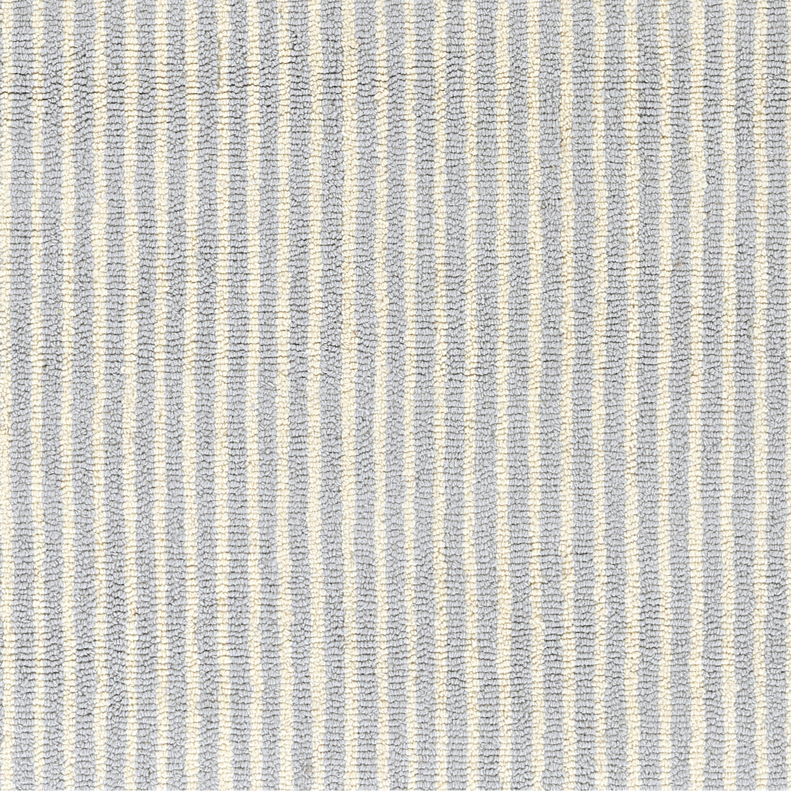 Lola Hand Tufted Wool Striped Blue Area Rug, Rectangle 8'10" x 11'10"