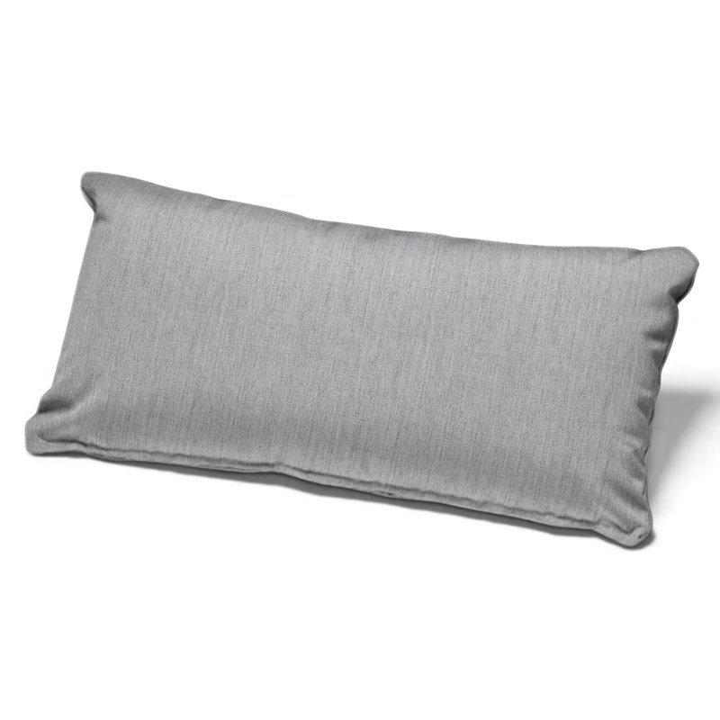 Reversible Throw Pillow, Canvas Granite Sunbrella® Canvas