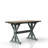 X Based Counter Height Casual Dining Table