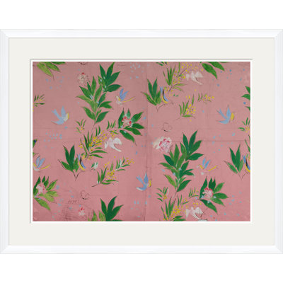 Pink Doves Print by Paule Marrot