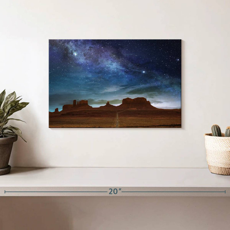 Oberle Milky Way Above Monument Valley, 8" H x 12" W