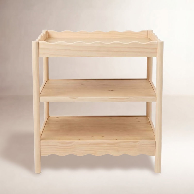 Swell Solid Wood Changing Table, Blonde