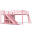 Lit mezzanine Blossom en métal pour enfants (taille standard) avec glissade, échelle et tiroirs de rangement-135825280