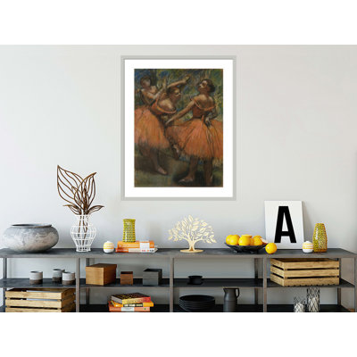 «Les Jupes Rouge» par Edgar Degas, impression giclée encadrée