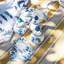 Country Estate Place Card Holder Set - Delft Blue