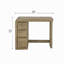 Bureau de direction en chêne English Knotty Junior