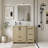12" Bathroom Side Cabinet with Countertop, Pre-assembly