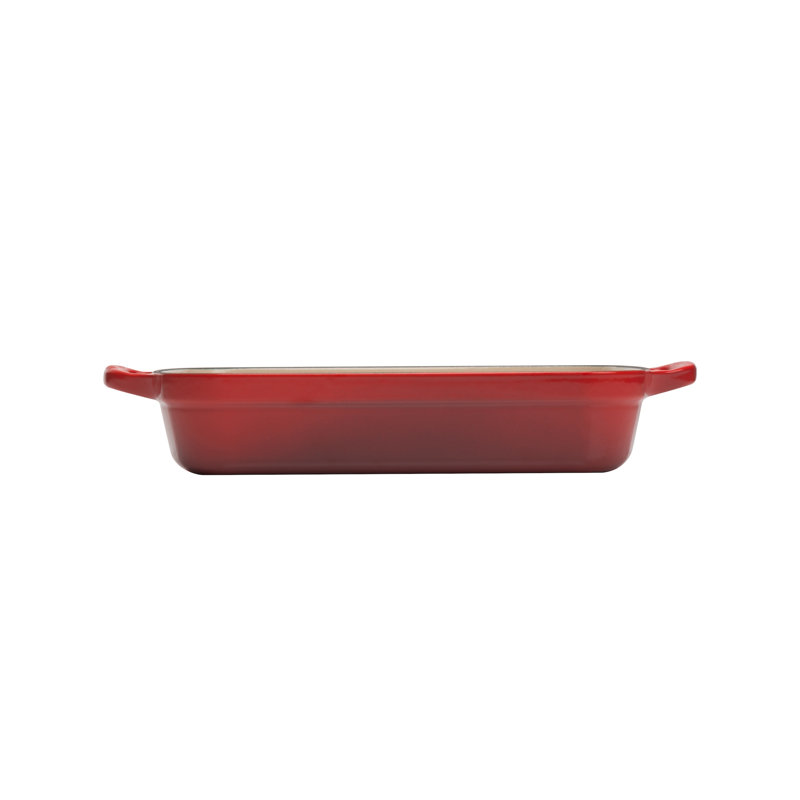 Le Creuset Signature Cast Iron Roaster, 33cm / 4.9L, Cerise